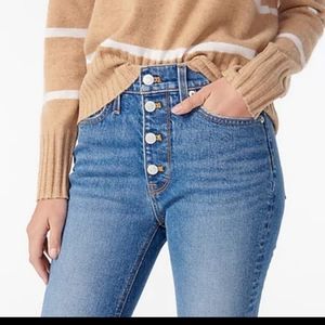 J Crew 9 inch billie boot crop jeans